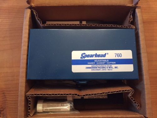 Spearhead 760 adjustable handy gasket cutter a-18 usa metal case  new!!! for sale