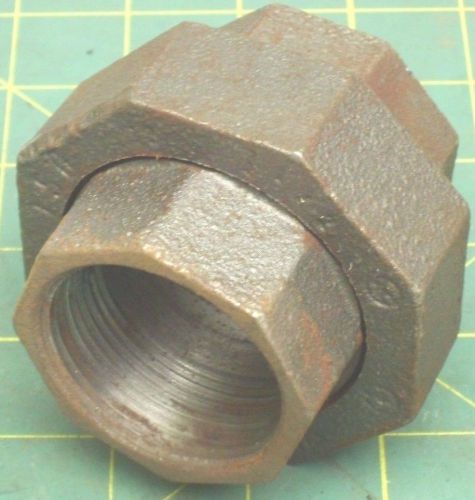 Ward 1-1/2&#034; union black iron pipe fitting female npt (qty 1) #56399 for sale