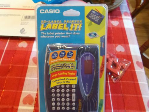 Casio Label It EZ Label Maker Printer KL-60-L Home School Office Craft Use NEW