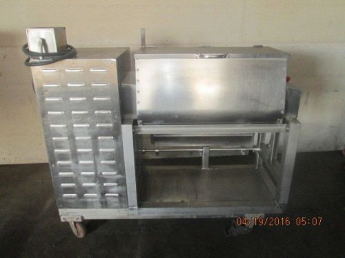 STAINLESS STEEL  MIXER WITH UNLOADING FOR MEAT, DOUGH, ETC..