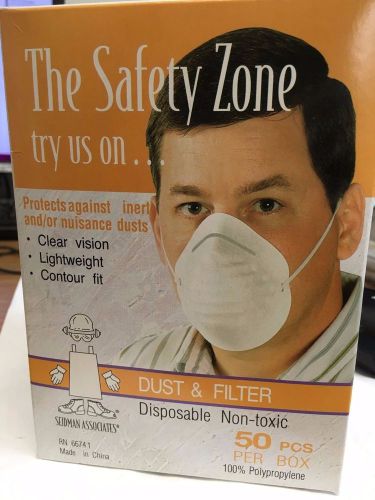 DUST &amp; FILTER MASKS DISPOSABLE NON-TOXIC