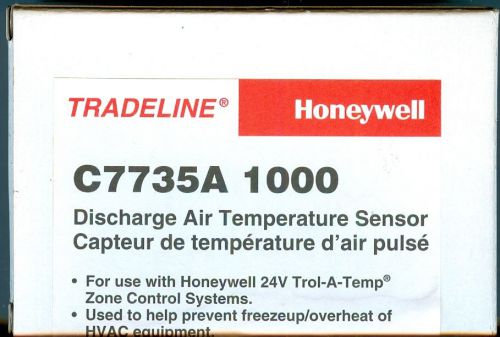 Honeywell c7735a 1000  discharge air temperature sensor - new in box for sale