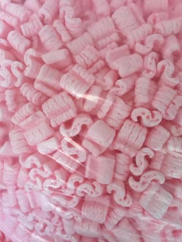 Pink packing peanuts brand new anti static 8 cubic feet free shipping for sale