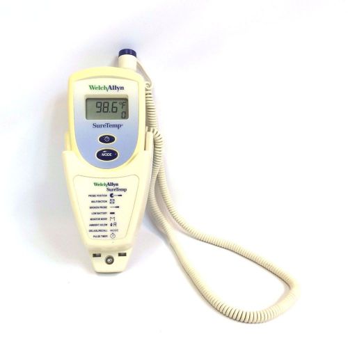 Welch Allyn Thermometer SureTemp 678 Medical w/ Wall Stand &amp; Probe