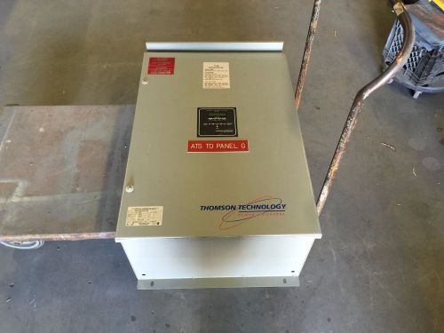 Thomson technology automatic transfer switch 200 amp 208v 3 phase nema 3r for sale