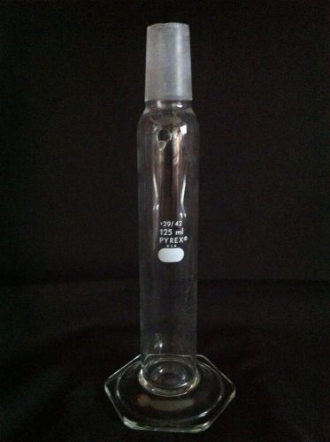 Pyrex 125mL Vacuum Flask Cylinder (40/50 ground glass top)