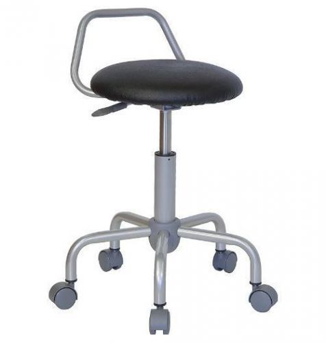 NEW Flash Furniture Brand WL-ST-08-GG Ergonomic Stool, Black Adjustable, Metal