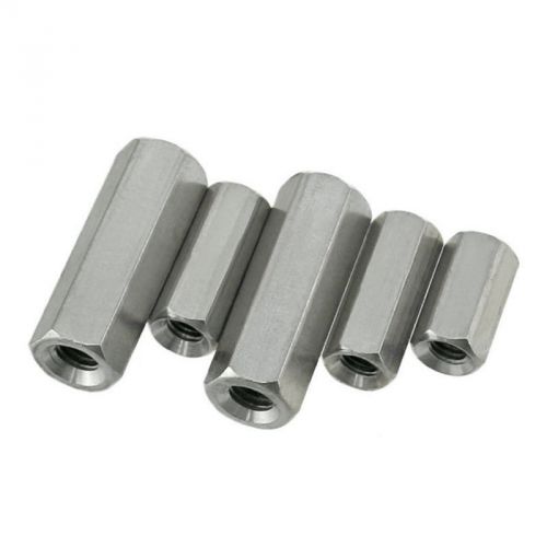 M5 M6 M8 M10 M12 A2 Stainless Steel Hex Rod Coupling Nuts Threaded Rod Couplers