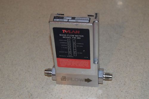 TYLAN MASS FLOW METER MODEL FM380  10SLPM N2 500 PSIG MAX FLOW (TY2)