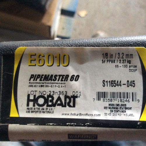 Hobart Pipe Master 60 1/8 5#