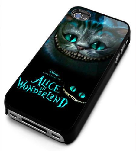 Alice Wonderland Cat 3 Cover Smartphone iPhone 4,5,6 Samsung Galaxy