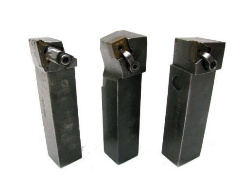 LOT OF 3 GREENLEAF/CARBOLOY INDEXABLE TOOL HOLDERS