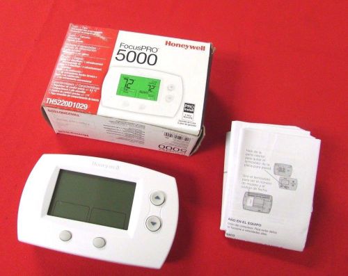Honeywell TH5220D1029 Focuspro 5000 Non-Program 2 Heat &amp; 2 Cooling Thermostat