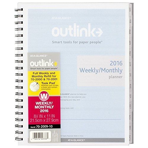 At-A-Glance AT-A-GLANCE  Weekly / Monthly Planner 2016 Refill for 70-2000,
