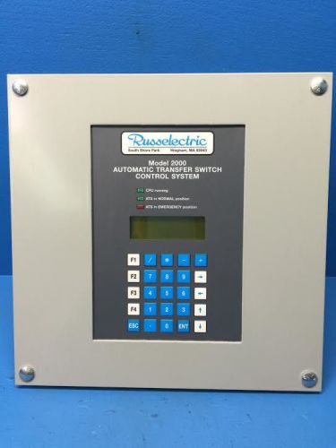 Russelectric Model 2000 Automatic Transfer Switch Control System  PLC