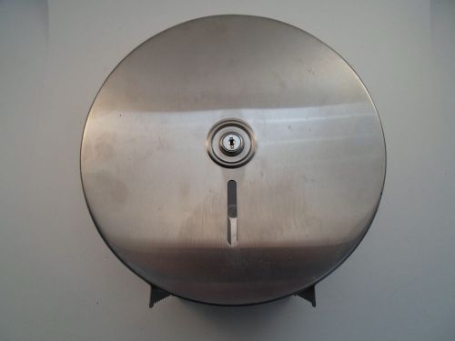 Toilet Paper Dispenser Stainless with Key Commercial