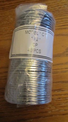 40 NEW Shallow Flange 1/2&#034; pipe Model &#034;C&#034; for wall or floor transition (F2)