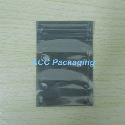 ESD Anti-Static Shielding Zip Lock Bag Plastic Antistatic Pouch For Electronics