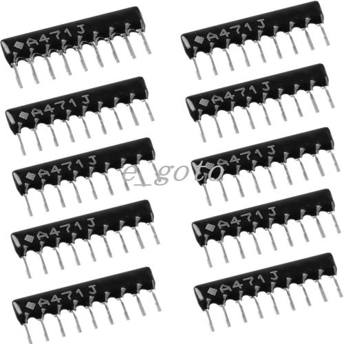 10pcs DIP9 470R Row Resistor A09-471 SIP resistor  CHIP