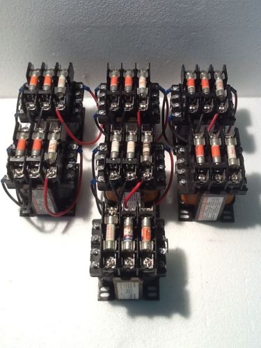 (7) SQUARE D 9070TF100D1 Control Transformer Fused -- FREE SHIPPING!