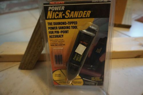 Power hand held diamond tipped pin style nick sander scratches burrs rust for sale