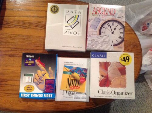 Lot Of Vintage Mcintosh Productivity Software