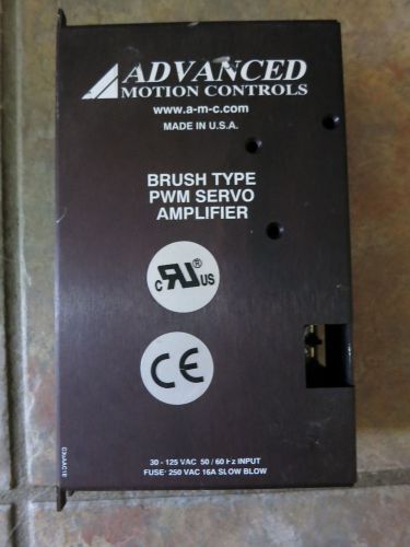 Advanced Motion Controls Brush Type Servo Amplifier. 16A20ACT. 29451-0007. X13