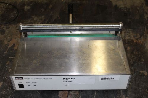 Wallac 1295-012 Plastic Heat Sealer 13&#034; Semi Automatic