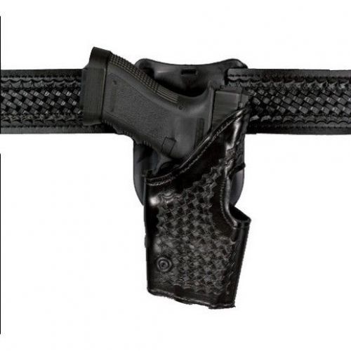 Safariland 2955-83-61 low ride duty holster black leather rh for glock 17 for sale