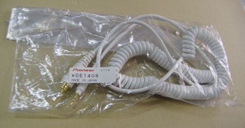 NEW Genuine Audio Headphone Cable For Pioneer WDE1408 White #D3123 LV