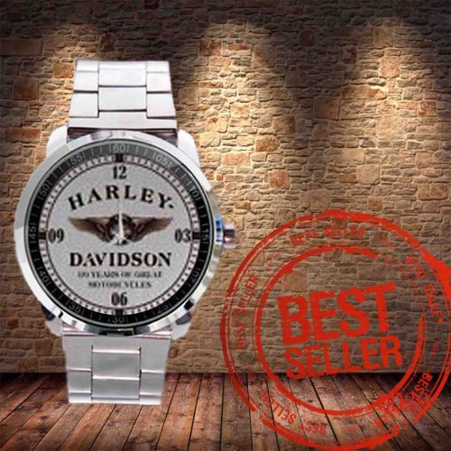 Hot Harley Davidson 110 th Anniversary  Sport Metal Watch Fit Your Tshirt Motor