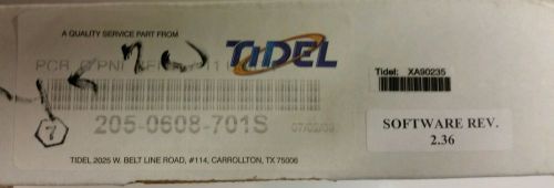 Tidel Safe PCB, Sent. 7-11 US/CA #205-0608-701S New Power control board