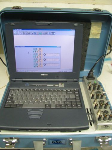 Gse 846 torque monitor digital transient recorder computer w/ software fe32 for sale