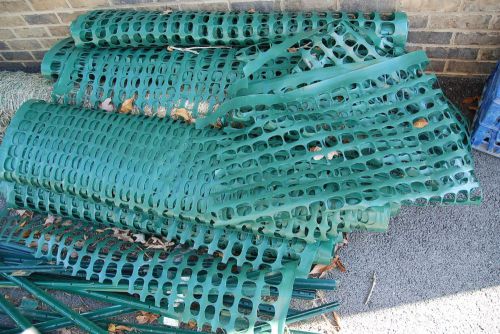 Plastic green fence netting 48&#034; tall @200 ft