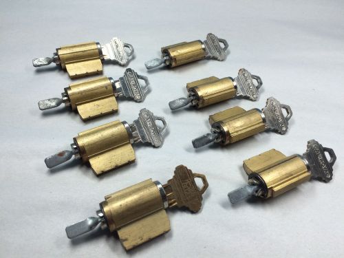 Cal-Royal Set of 8 KIK KIL Cylinders 26D Chrome &#034;SC1&#034; Twisted Tailpiece