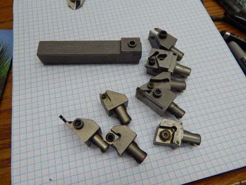 KM Micro KM16NCM1616-105 5/8&#034; Square Shank Micro Clamping Tool With 7 Heads