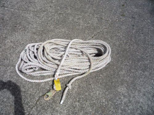 Dbi sala  lifeline  150&#039; lifeline w/ snap hook and taped ends 5/8&#034; thick 1202879 for sale