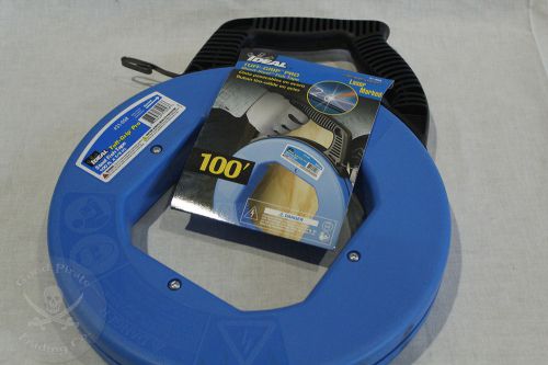 Ideal Tuff-Grip Pro Laser Marked Steel Fish Tape 100 ft x 1/4 in | 31-058