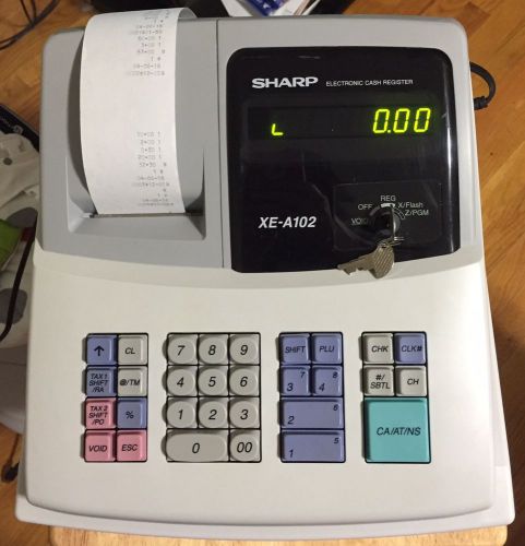 Sharp electronic cash register xe-a102! for sale