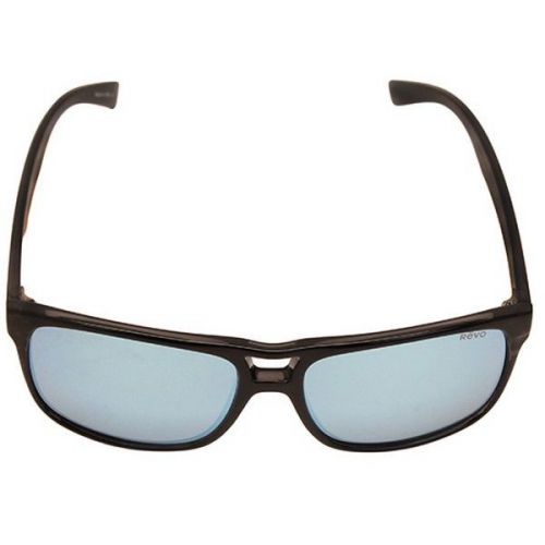 Revo Brand Group RE 1019 01 BL Holsby Sunglasses Black Woodgrain Frame Blue Lens