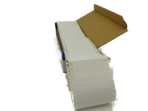 Quill 7-10670 Dot Matrix Address Labels, White, 5000/Bx, 3-1/2x15/16 ~ Free S/H