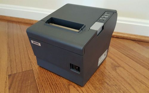 Epson tm-t88iv dark gray thermal receipt printer serial interface m129h + pwr for sale