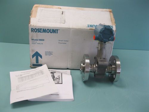 1-1/2&#034; 300# Rosemount 8800 Hart Hastelloy Vortex Flowmeter NEW H1 (2042)