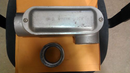 Appleton 3&#034; ll conduit body with a 3&#034; hub form 35 for sale