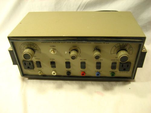 Vintage Heathkit Color Bar and Dot generator  Model IG 28