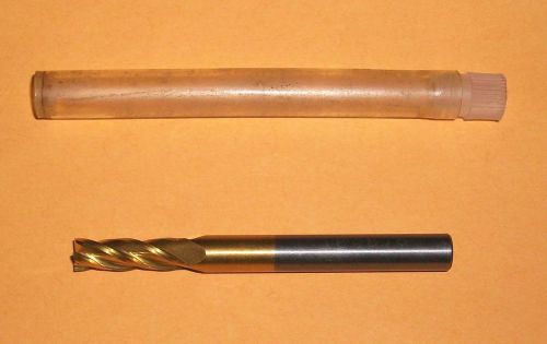 7/32 solid carbide end mill 4 flute centercutting tin coated loc 5/8 1/4 shank for sale