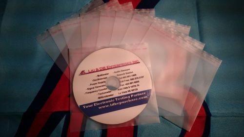 2000 new hdpe cd/dvd poly sleeves, clear  js97-hdpe(a) for sale