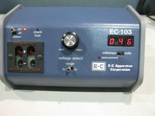 E-C APPARATUS EC-103 MINICELL LAB POWER SUPPLY UNIT #1073