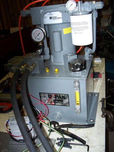 Parker  hydraulic fluid unit with heat exchanger for sale