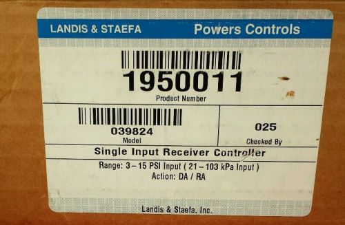 NEW LANDIS &amp; STAEFA Powers Controls 1950011 SINGLE INPUT RECEIVER  039730